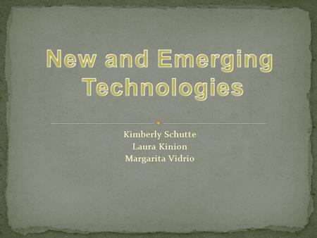 Kimberly Schutte Laura Kinion Margarita Vidrio. Homemade Smart Boards Discovered and idea created by Johnny Lee Using a Wii Remote and Projector Create.