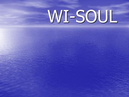 WI-SOUL. What is happening? Wireless connectivity covertures level (telephony and internet), also in low anthropization area, is constantly growing up.