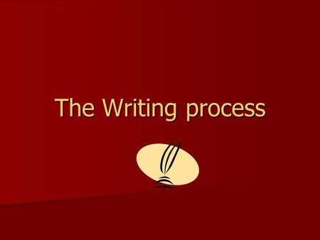 The Writing process. In Africa, a little boy asked his father if the lion is the king of the jungle. His father replied, “Yes, son, the lion is the king.