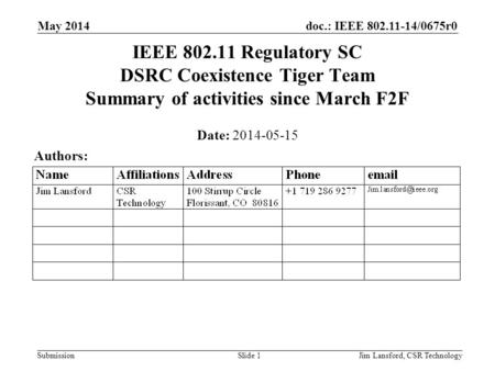 April 2009 doc.: IEEE /xxxxr0 May 2014