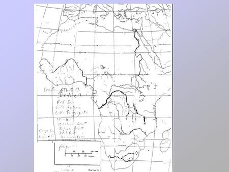 Size Coastline--smooth, few harbors, poor river transportation, didn’t exactly encourage exploration on the part of Africans or of the African continent.