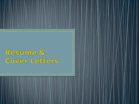 Name Contact Information What you are looking for (Objective) Experience Education Additional relevant information (within reason!!)