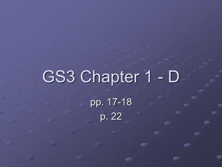 GS3 Chapter 1 - D pp. 17-18 p. 22. Stative Verbs Stative verbs do not express actions. They express: ______________________ ______________________ This.