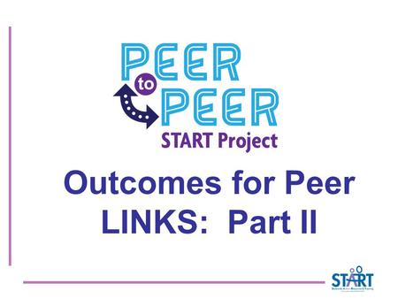 Outcomes for Peer LINKS: Part II. Data for 80 LINK Students in a High-Risk School District.