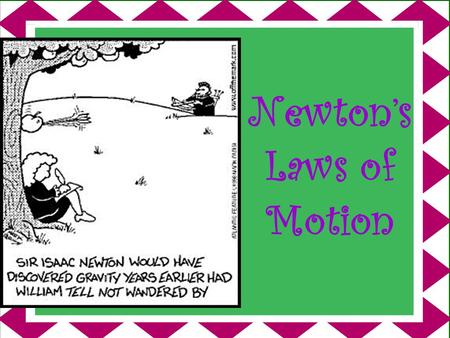 Newton’s Laws of Motion