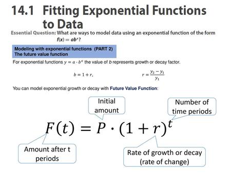 Rate of growth or decay (rate of change)