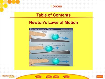 Newton’s Laws of Motion