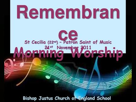 Remembrance Morning Worship