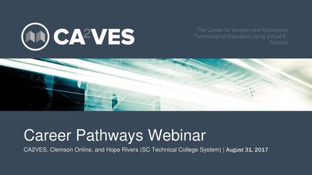 Career Pathways Webinar