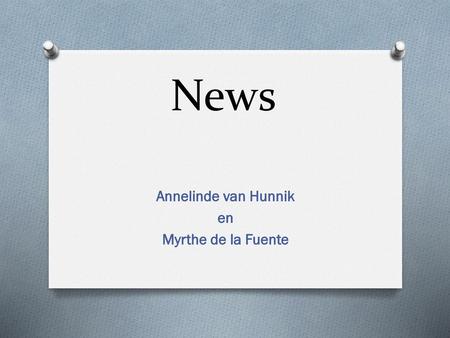 Annelinde van Hunnik en Myrthe de la Fuente