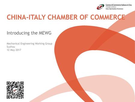 CHINA-ITALY CHAMBER OF COMMERCE