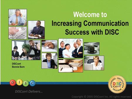 Increasing Communication Success with DISC