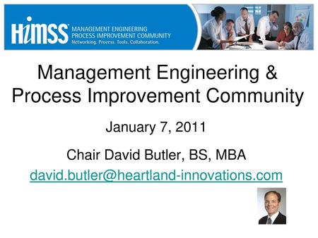 Management Engineering & Process Improvement Community