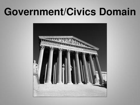 Government/Civics Domain