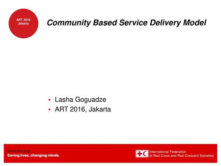 Community Based Service Delivery Model