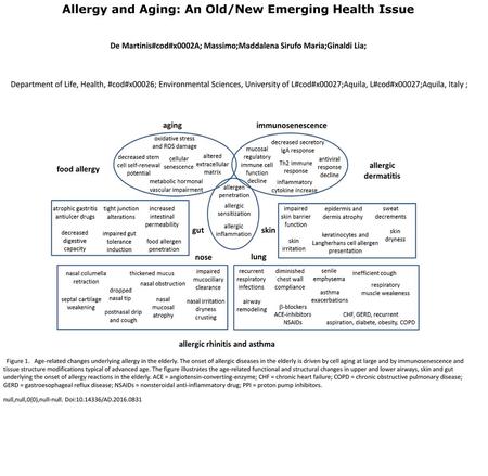 Allergy and Aging: An Old/New Emerging Health Issue