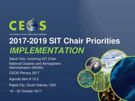 SIT Chair Priorities IMPLEMENTATION