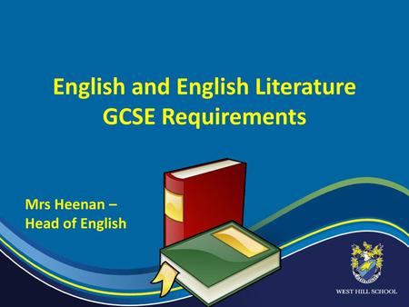 English and English Literature GCSE Requirements