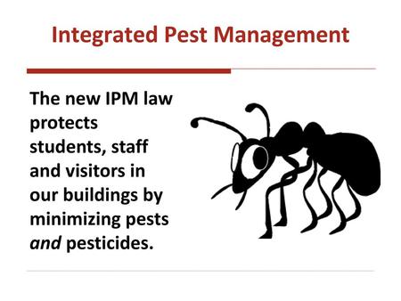 Integrated Pest Management