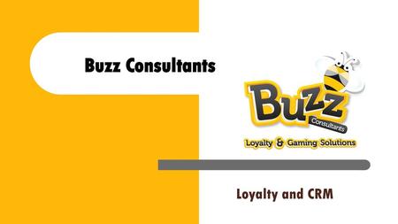 Buzz Consultants Loyalty and CRM.