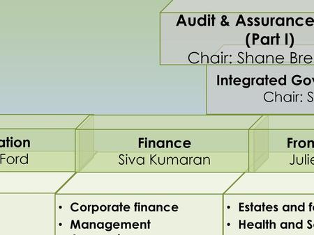 Audit & Assurance Board (Part II) Chair: Kevin Barrett