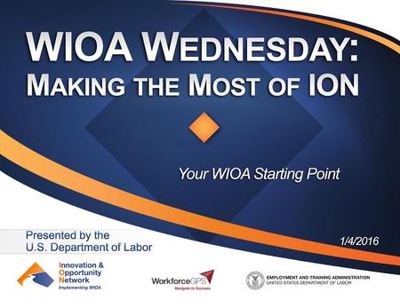 WIOA Wednesday: Making the Most of ION