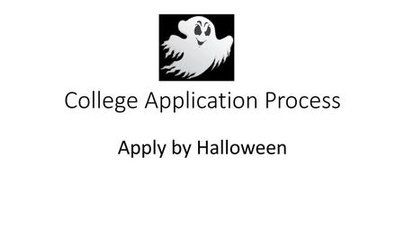 College Application Process