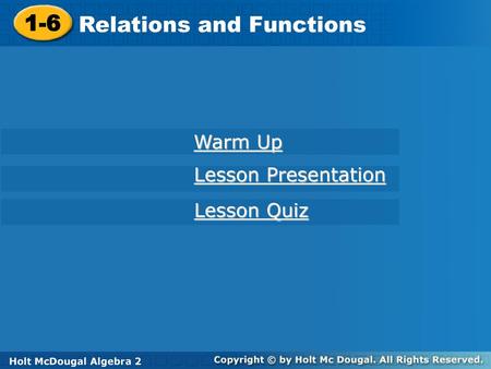 Relations and Functions