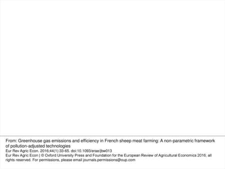 Fig. 1. By-production representation with two sub-technologies, one for the good output (Ty) and one for the bad output (Tb). From: Greenhouse gas emissions.