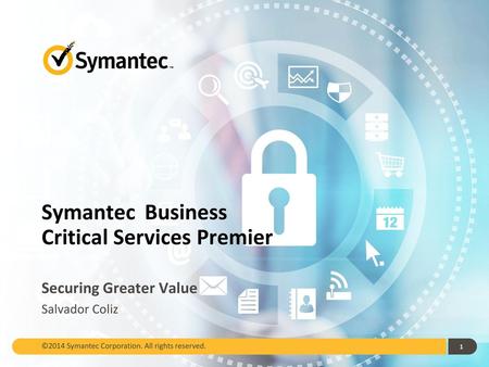 Symantec Business Critical Services Premier