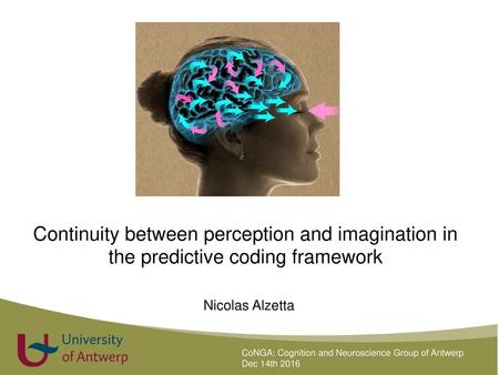 Nicolas Alzetta CoNGA: Cognition and Neuroscience Group of Antwerp