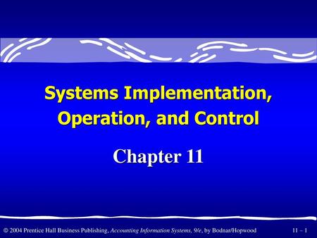 Systems Implementation,