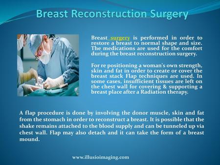 Breast Reconstruction Surgery