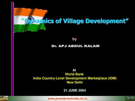 “Dynamics of Village Development”