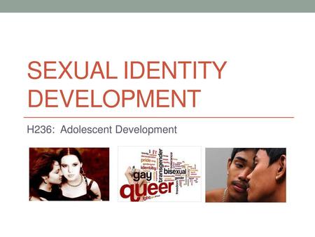 Sexual Identity Development