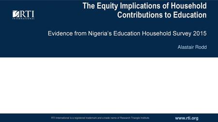 The Equity Implications of Household Contributions to Education