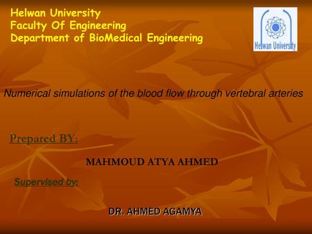 Prepared BY: Helwan University Faculty Of Engineering