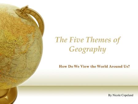 The Five Themes of Geography