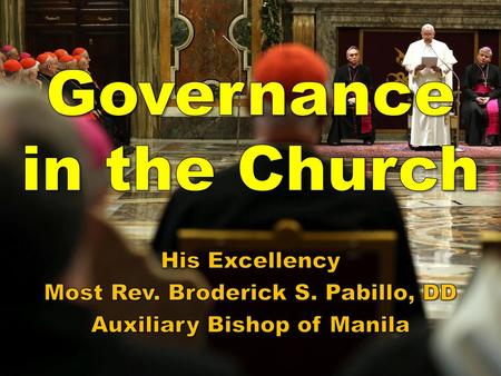 Governance in the Church