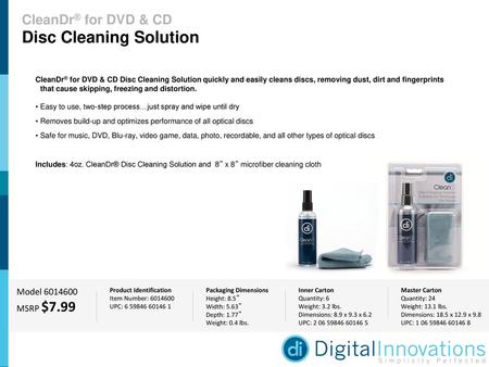 Disc Cleaning Solution