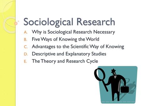 Sociological Research