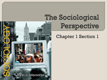 The Sociological Perspective