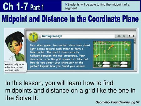 Midpoint and Distance in the Coordinate Plane