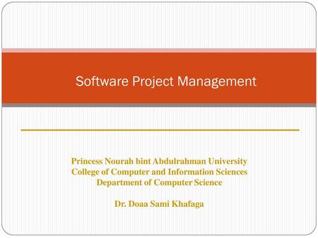 Software Project Management