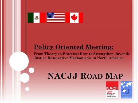 NACJJ Road Map Policy Oriented Meeting: