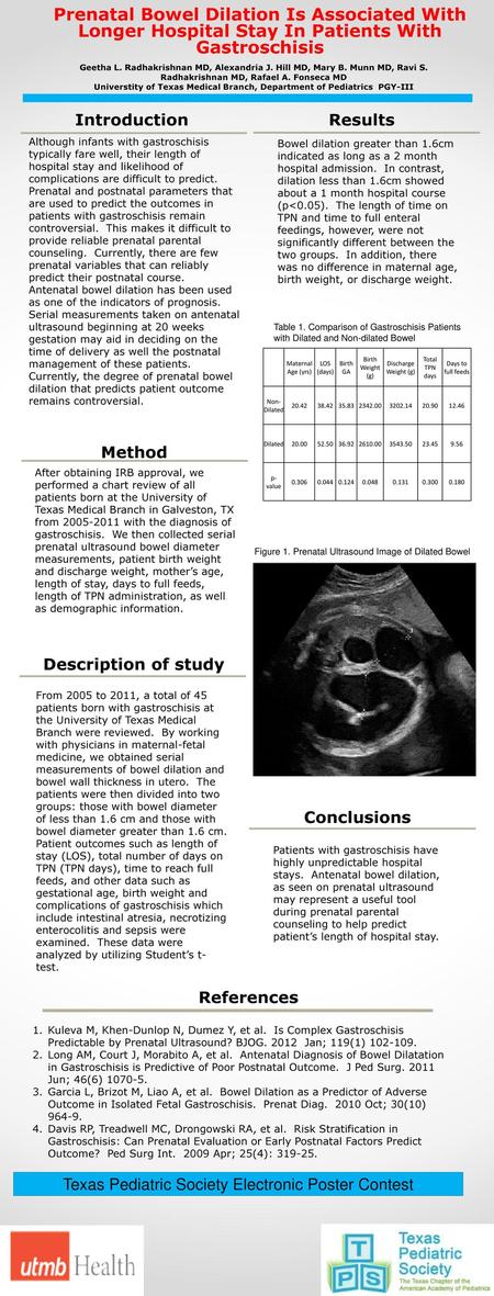 Universtity of Texas Medical Branch, Department of Pediatrics PGY-III