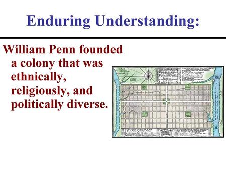 Enduring Understanding: