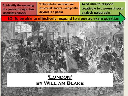 ‘London’ by William Blake