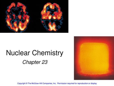 Nuclear Chemistry Chapter 23