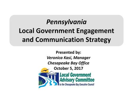 Local Government Engagement and Communication Strategy